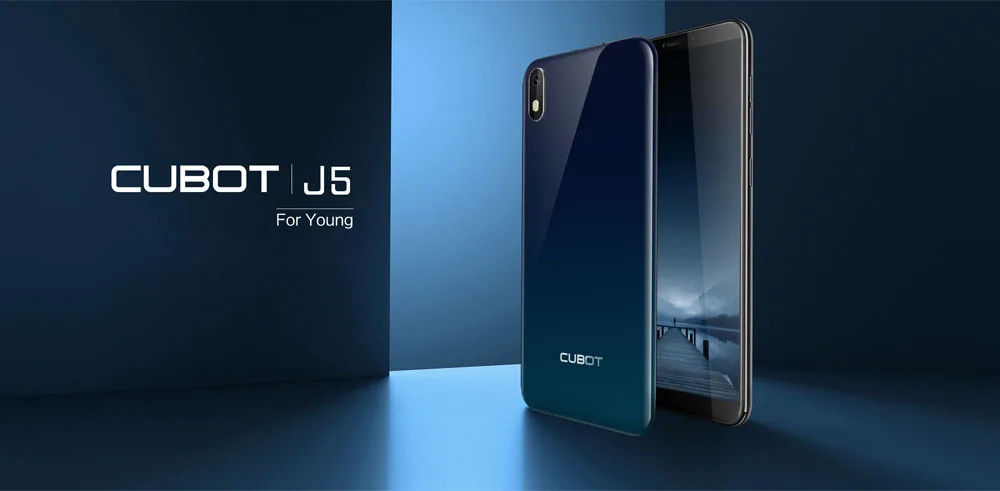 Cubot J5 смартфон 5," 18:9 полный Экран MT6580 Quad-Core Android 9,0 телефон 2 Гб Оперативная память 16 Гб Встроенная память Dual SIM карта