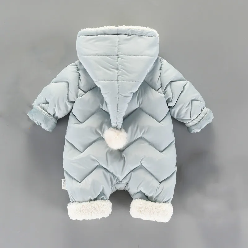 Зимняя детская одежда зимняя куртка и детский комбинезон плотный пуховик теплая