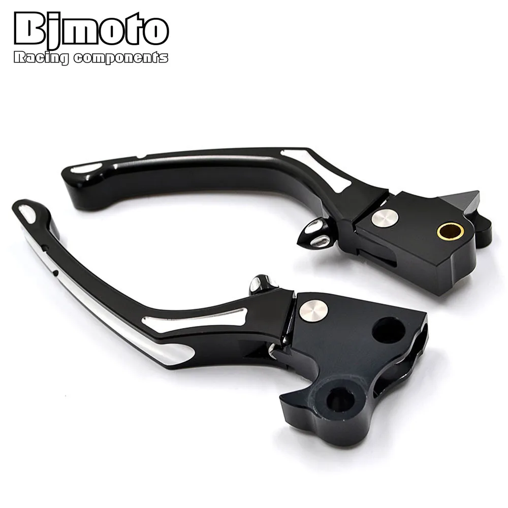 BJMOTO мотоцикла с ЧПУ Регулируемые ЧПУ алюминиевые тормозные рычаги сцепления для Harley Sportster XL883 XL1200 2004-2013