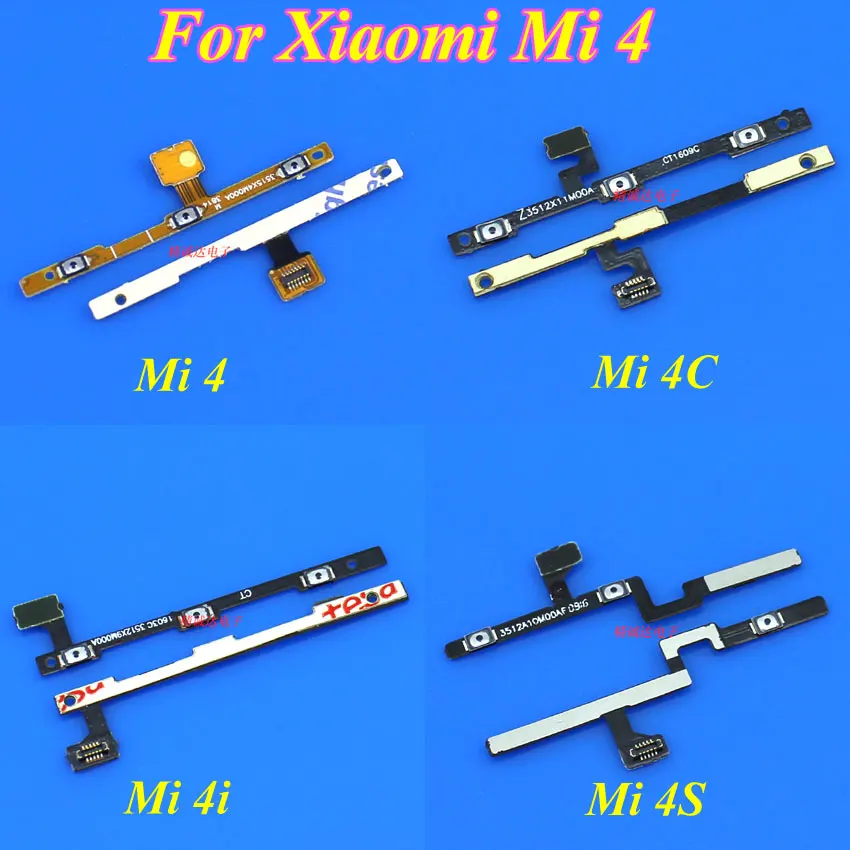 Кнопка включения и выключения громкости гибкий кабель для Xiaomi Mi3 Mi4 Mi 4C 4S 4i Mi5 Note Max