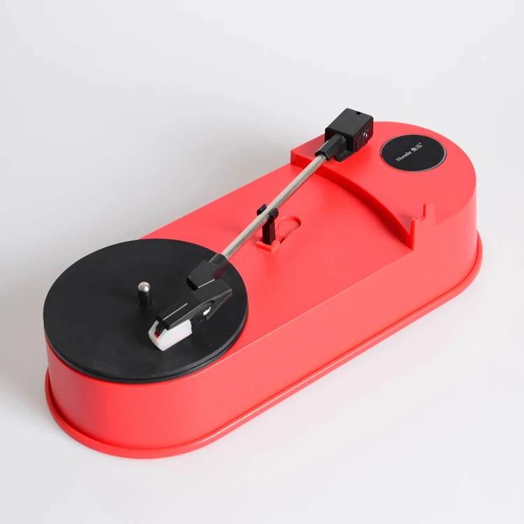 Mini 3 color Phonograph Gramophone Support Turntable Convert LP Record