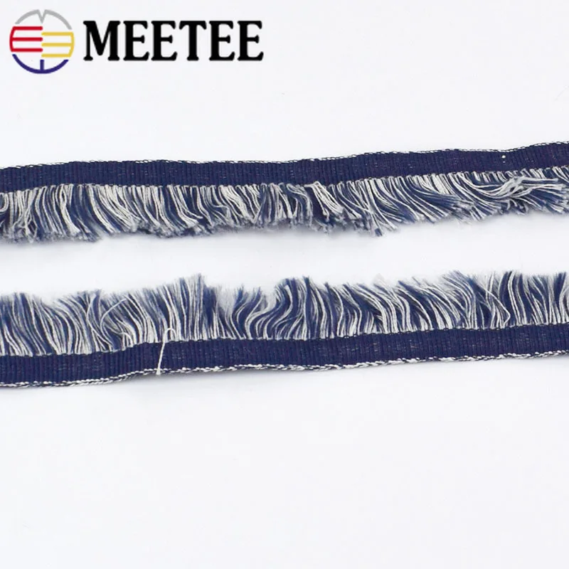 Meetee 9yards 23mm Fringe Lace Decorative Webbing DIY Handmade Hat Neckline Jewelry Clothing Home Accessories Ribbon BD360 | Дом и сад