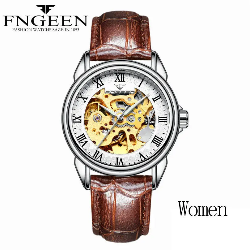 women silver white0 Женские часы, автоматические механические часы, женские Tourbillon часы, Reloj Mujer, часы со скелетом, Лидирующий бренд, наручные часы, Relogio Feminino - Цвет: women silver white0