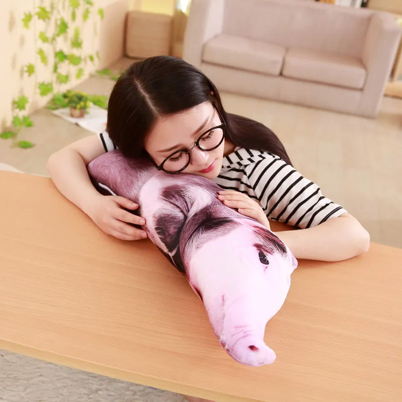 2018 креативная 3D имитация свинья Подушка Кукла Плюшевая и яркая мягкая игрушка