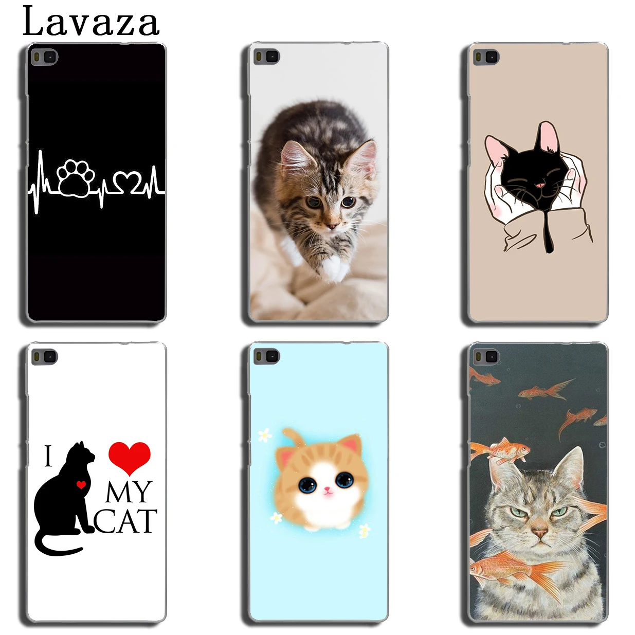Lavaza мяу милый с капюшоном Китти Кэт платье принцессы жесткий чехол для Huawei Y9 Y7 Prime