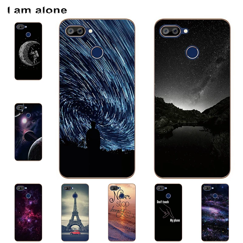 Чехлы для телефонов I am alone для Oukitel C11 Pro, 5,5 дюймов, черный мягкий термополиуретан, Модные Цветные Чехлы для мобильных телефонов Oukitel C11 Pro