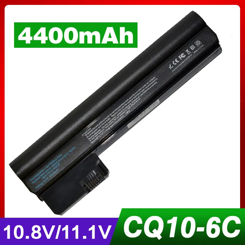 4400 мАч Аккумулятор для ноутбука Compaq Mini CQ10 510CA 110 3000 400 500 06TY 607762 001 607763 HSTNN DB1U WQ001AA