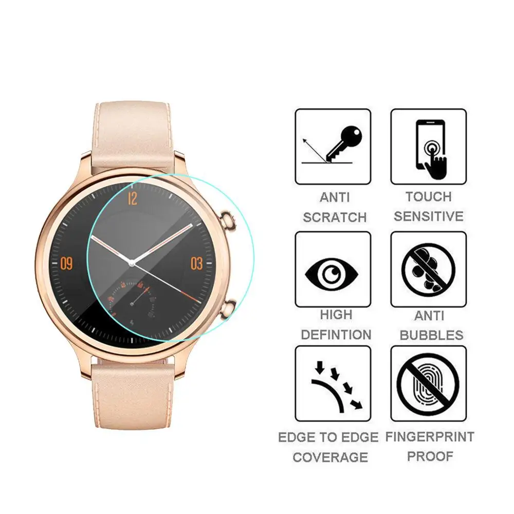 Защитное стекло для Ticwatch C2 закаленное tic watch Защитная пленка экрана без пузырьков
