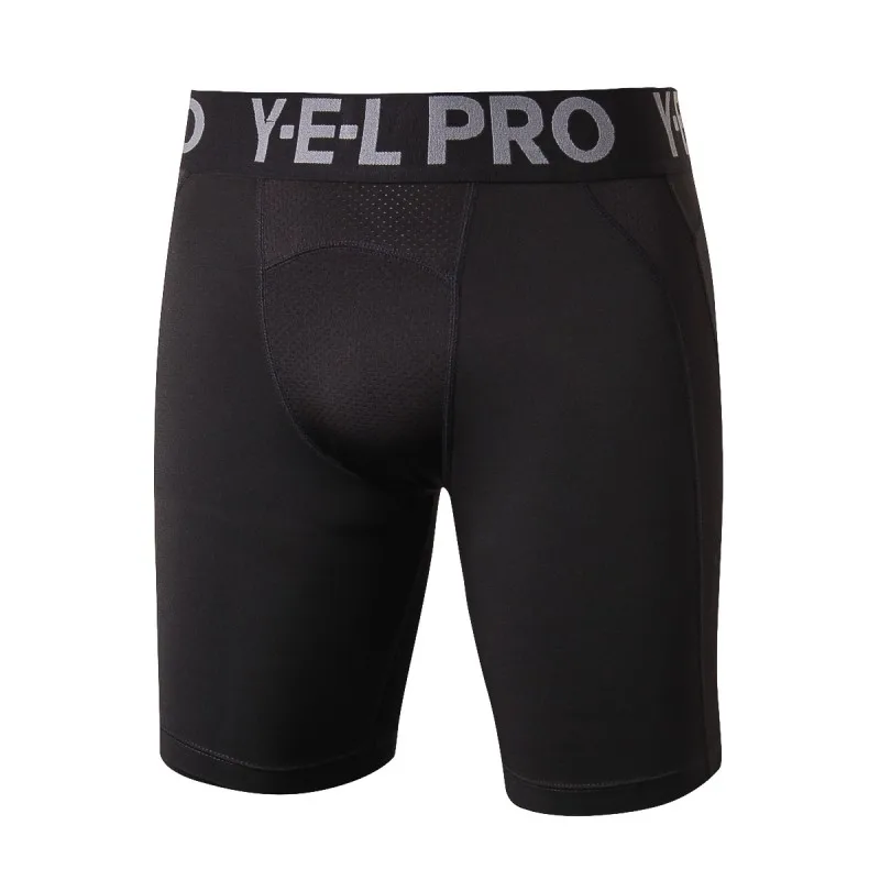 Мужские обтягивающие шорты для бега фитнеса удобные сшитые дышащие супер