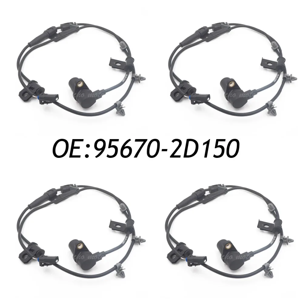 Новинка 4 шт. подходит для Hyundai Elantra 01-06 датчик скорости ABS передний правый OEM 95670-2D150