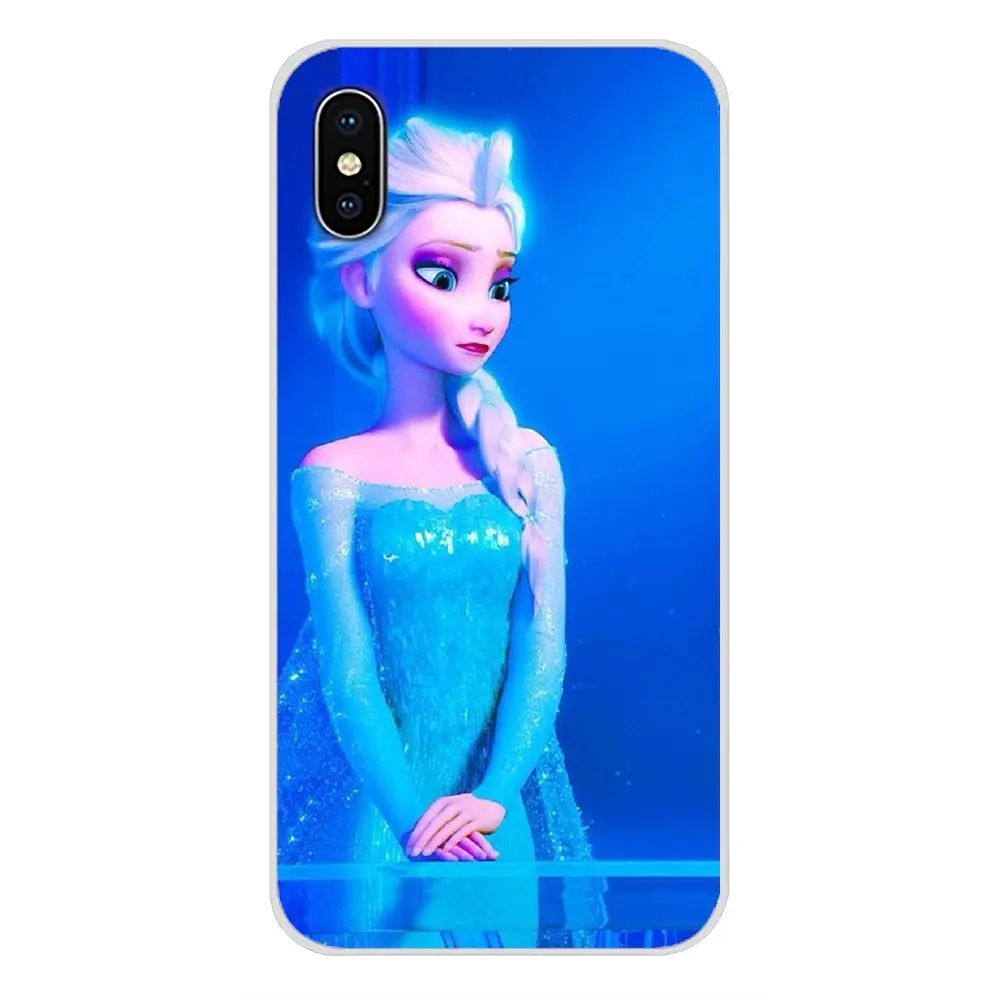 Аксессуары чехлы для телефонов Чехлы Эльза Принцесса Apple iPhone X XR XS MAX 4 4S 5 5S 5C SE 6 6S 7 8