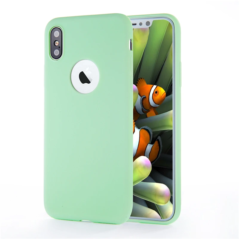 Матовый Силиконовый чехол для iPhone 6S 6 s 7 8 Plus X 10 5 5S SE 5SE 6Plus мобильного телефона |