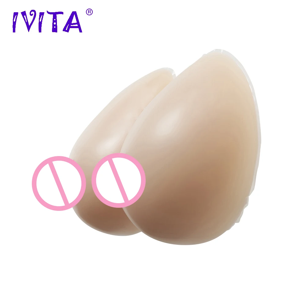 IVITA 2800 г реалистичные силиконовые формы груди поддельные Драг королева