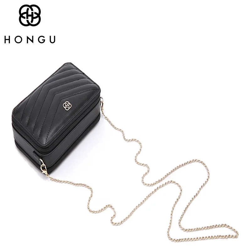 Роскошные клатчи сумки из коровьей кожи женская сумка-мессенджер с цепочкой