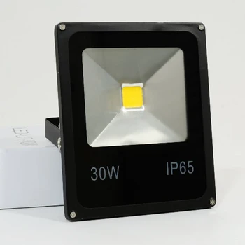5pcs/lot Driverless Dimmable LED flood light 20W 30W 50W 100w 200w AC220V waterproof IP65 black outdoor lighting free shipping