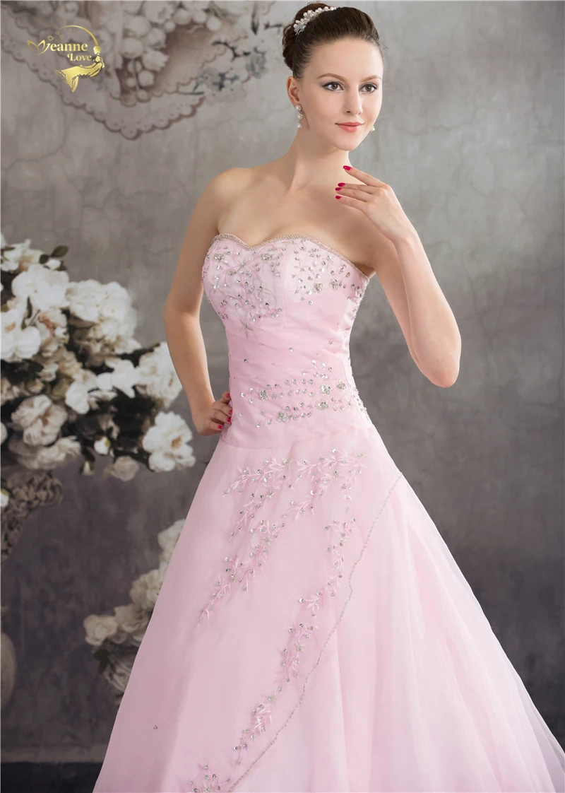 Vestido De Debutante, классическое стильное милое голубое Розовое Бальное Платье трапециевидной формы с вышивкой, бальное платье без рукавов, пышное платье JH2139