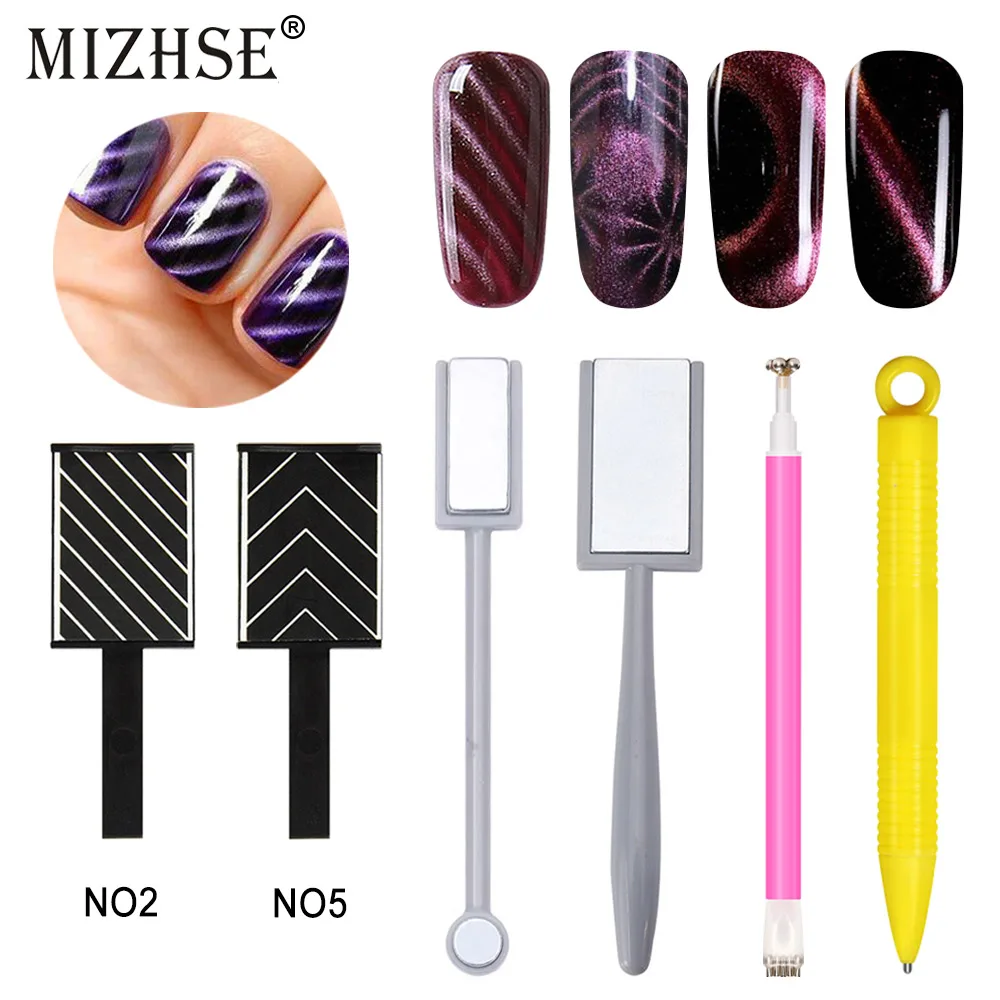 Мощный магнитный 3d карандаш MIZHSE для кошачьего глаза магнитная нарезка УФ гель