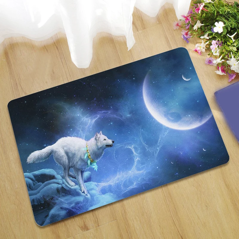 BLRISUP животные Коврик наружные коврики волк напольный коврик с принтом ванная