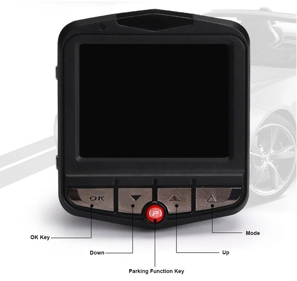 Мини автомобильная Dvr камера 2 4 дюйма Full HD 1080p рекордер Dashcam цифровой видео