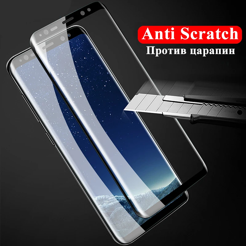 3D закаленное стекло для samsung galaxy s8 plus защита экрана sumsung galax note8 Защитная броня не s 8 tremp saver чехол