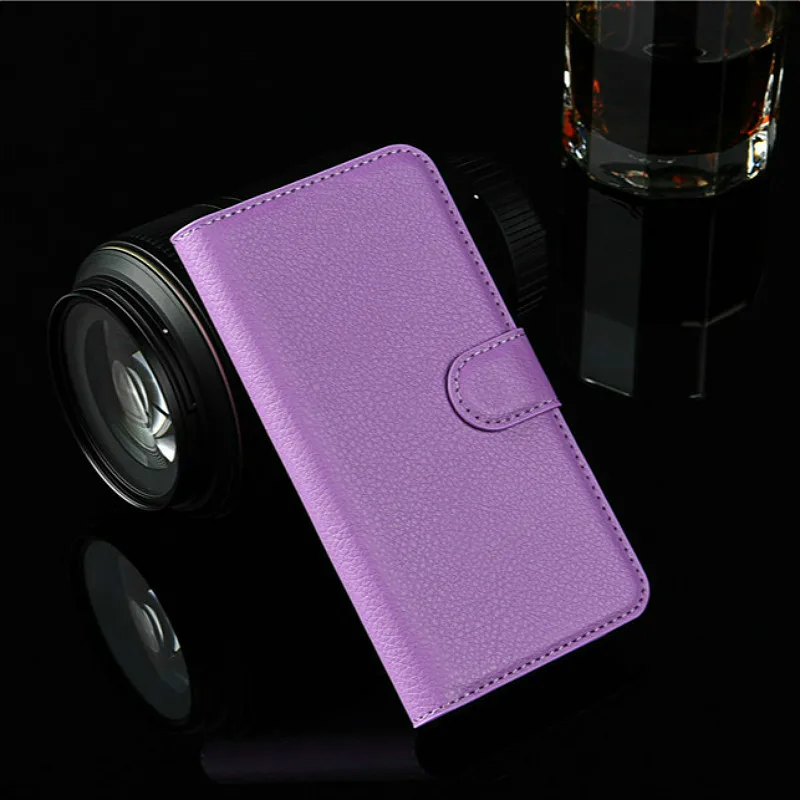 Purple Кожаный чехол для Asus Zenfone Selfie ZD551KL 5,5 дюймов защитный чехол-бумажник с откидной крышкой для задней панели Для Zenfone ZD551 KL ZD550KL Coque - Цвет: Purple