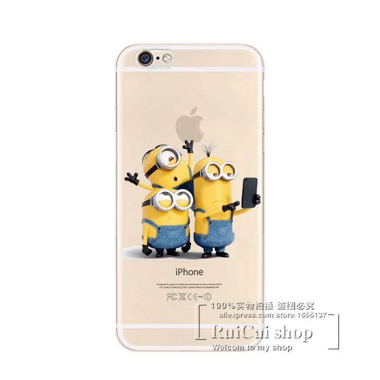 New Arrival Minions Cases For iPone 6 Super Cute Design Case Cover Apple iphone 6S 4.7 inch Free Shipping |