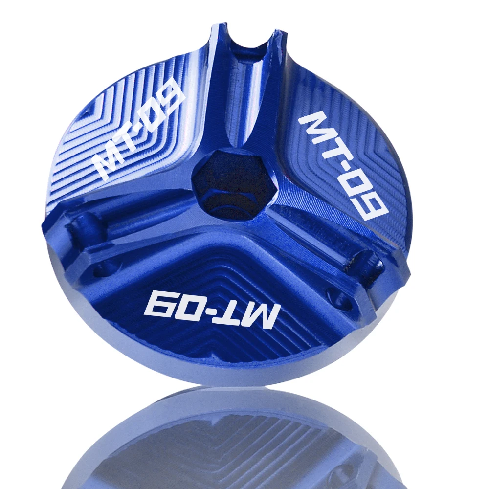 Motorcycle Engine Oil Cup Filler Cap Plug Cover For YAMAHA MT09 TRACER /FJ-09 2015-2016 2017 2018 FJ 09 | Автомобили и мотоциклы