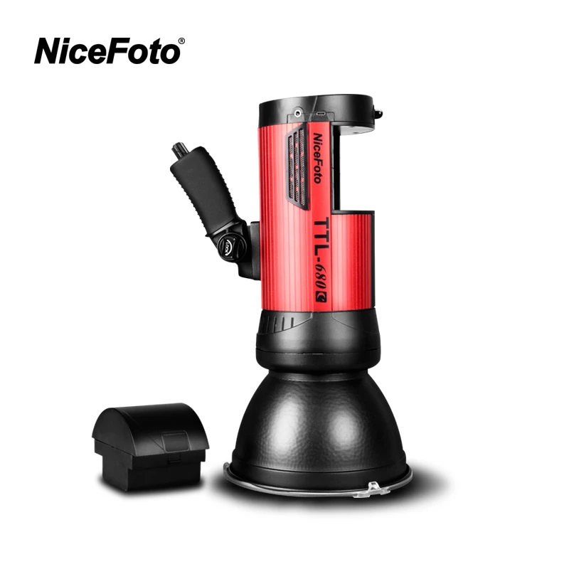 NiceFoto TTL 680C 600 Вт 2 4G Беспроводная GN68 HSS 1/8000S студийная вспышка высокоскоростная lite с