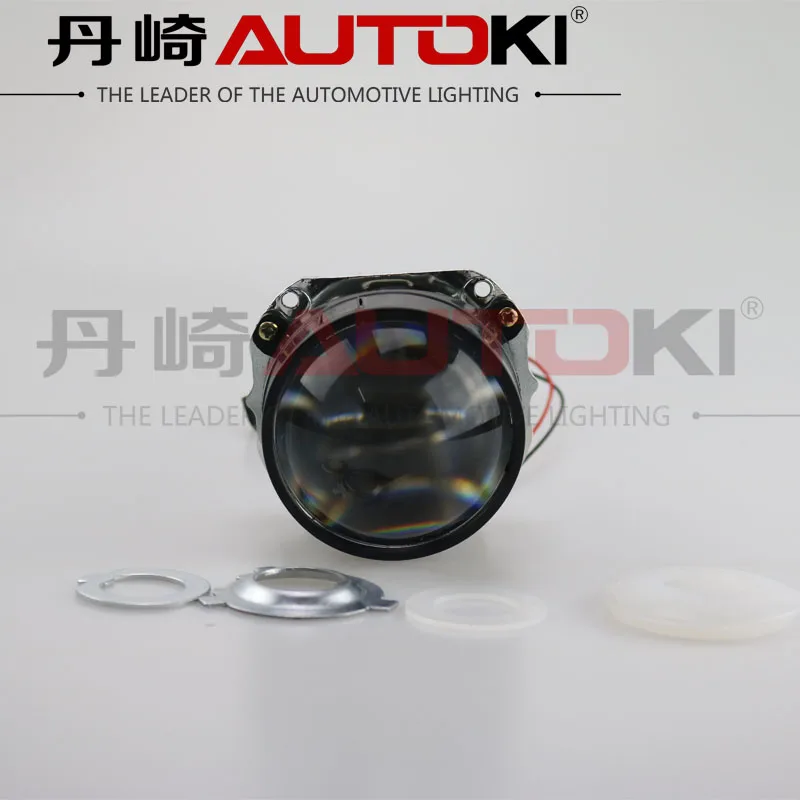 Бесплатная доставка автомобильный биксеноновый проектор Autoki 2 5 дюйма H1 Mini HID LHD RHD