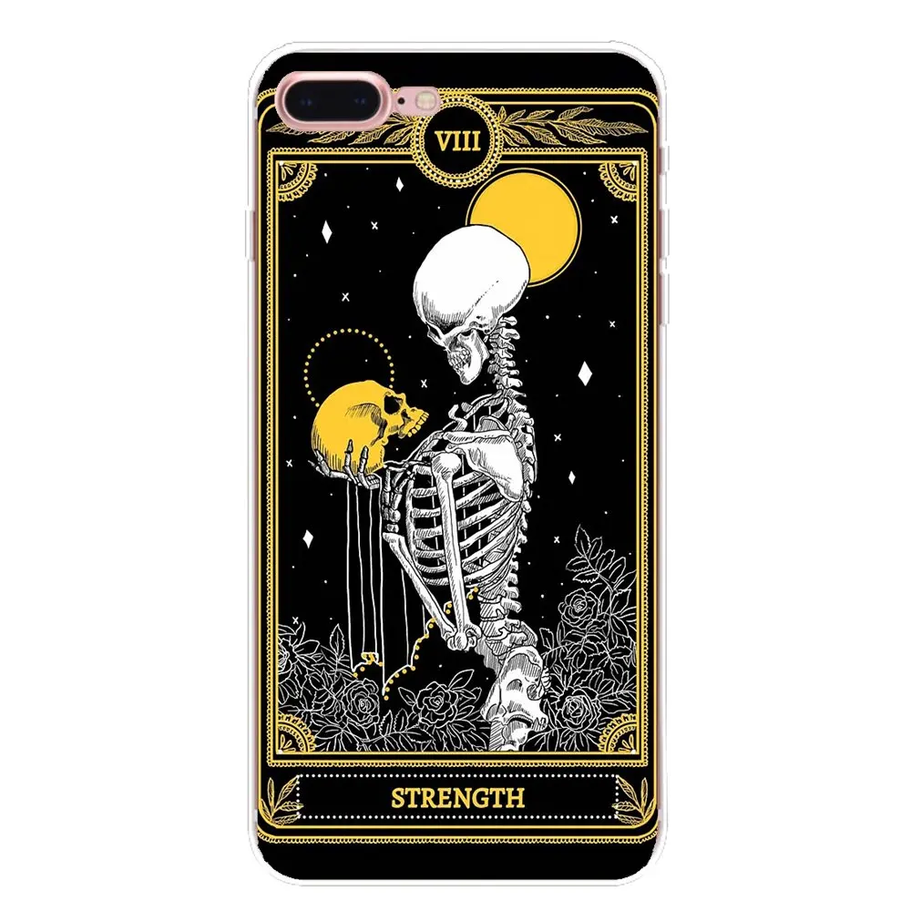 For Xiaomi Redmi 4 3 3S Pro Mi3 Mi4 Mi4i Mi4C Mi5 Mi5S Mi Max Note 2 Soft TPU Phone Cover cool card black The Marigold Tarot |