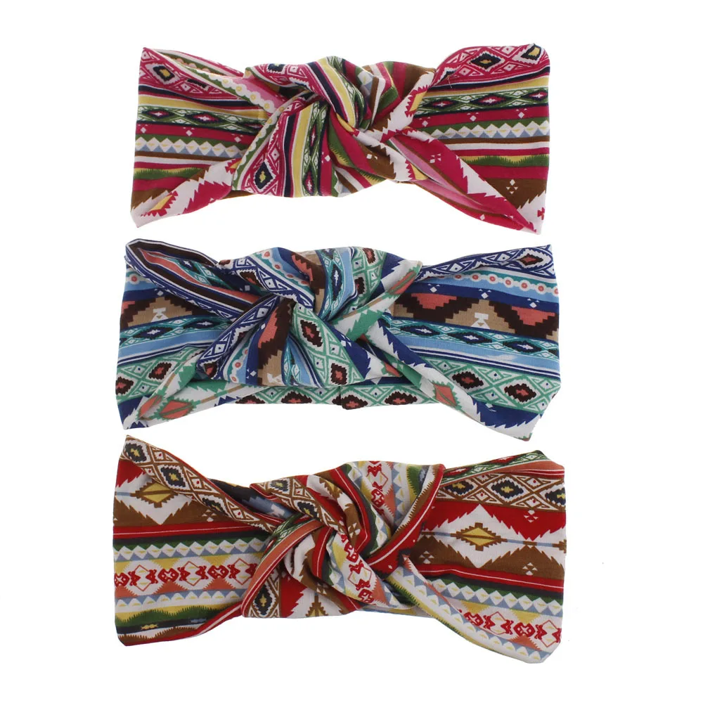 Новинка 2020 женские богемные тюрбаны повязка на голову с переплетенным узлом для