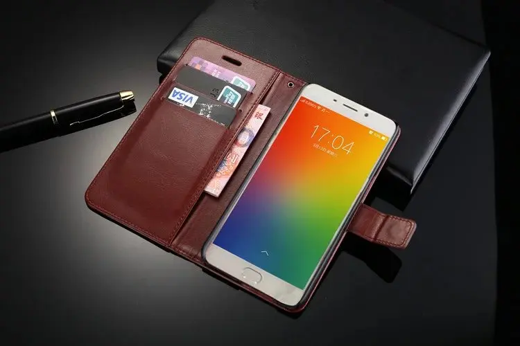 2017 Новое прибытие! с Подставкой Держатель Роскошные флип кожаный Бумажник Case Для