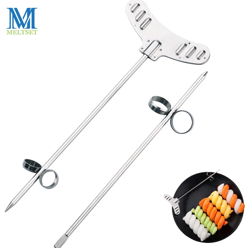 2 шт./компл. спиральный резак для картофеля ручной ролик французской жарки