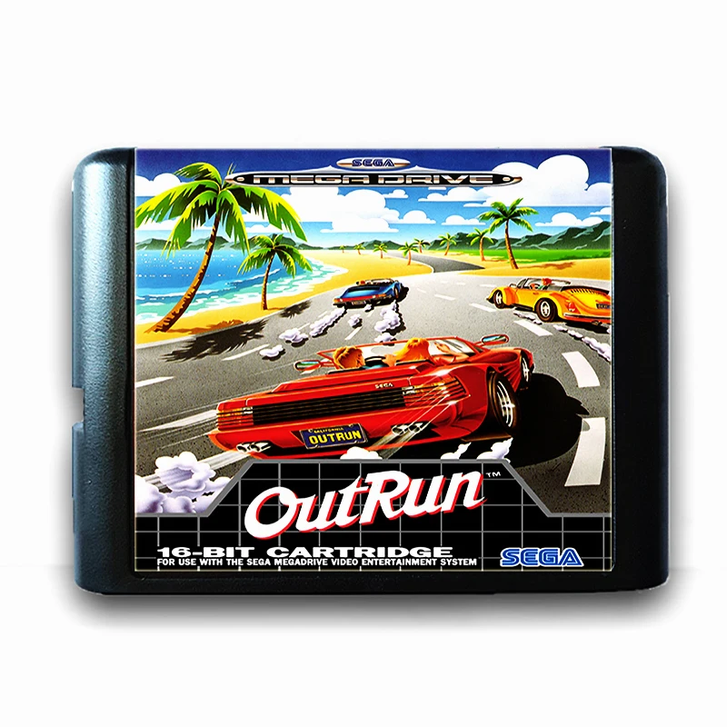 

Outrun for 16 bit Sega MD Game Card for Mega Drive for Genesis Video Game Console PAL USA JAP