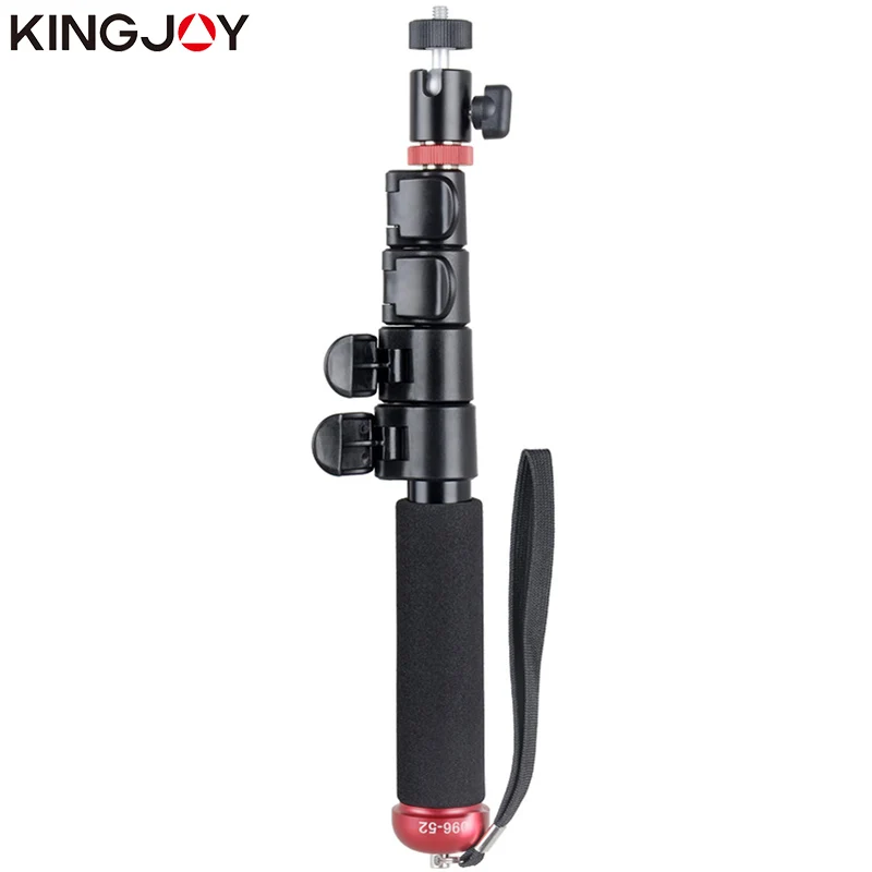 KINGJOY Official Selfie Stick Monopod Action Video Camera Tripod For Phone Smartphone Universal Gopro Iphone Samsung | Электроника