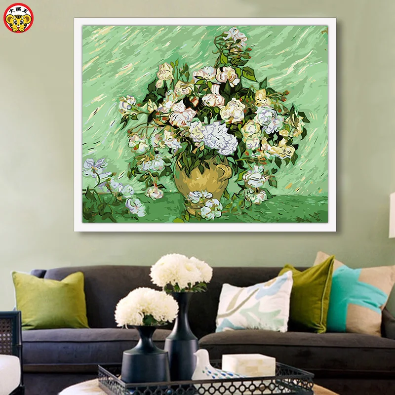 Картина по номерам на холсте с изображением голландской послеслепечати мастера