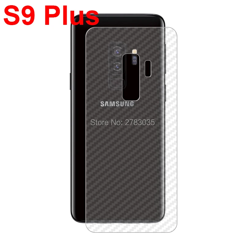 Для Samsung Galaxy S9 Plus S9Plus прочная 3D Защитная пленка для задней панели из углеродного