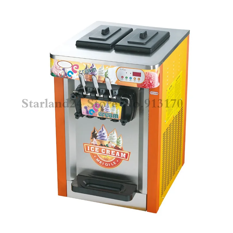 Коммерческая Машина Для Мороженого настольная мягкая машина для приготовления