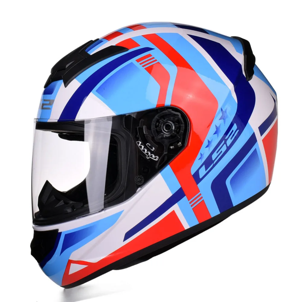 LS2 мотоциклетный шлем гоночный Полнолицевой каск Caschi для Suzuki мотоцикл велосипед