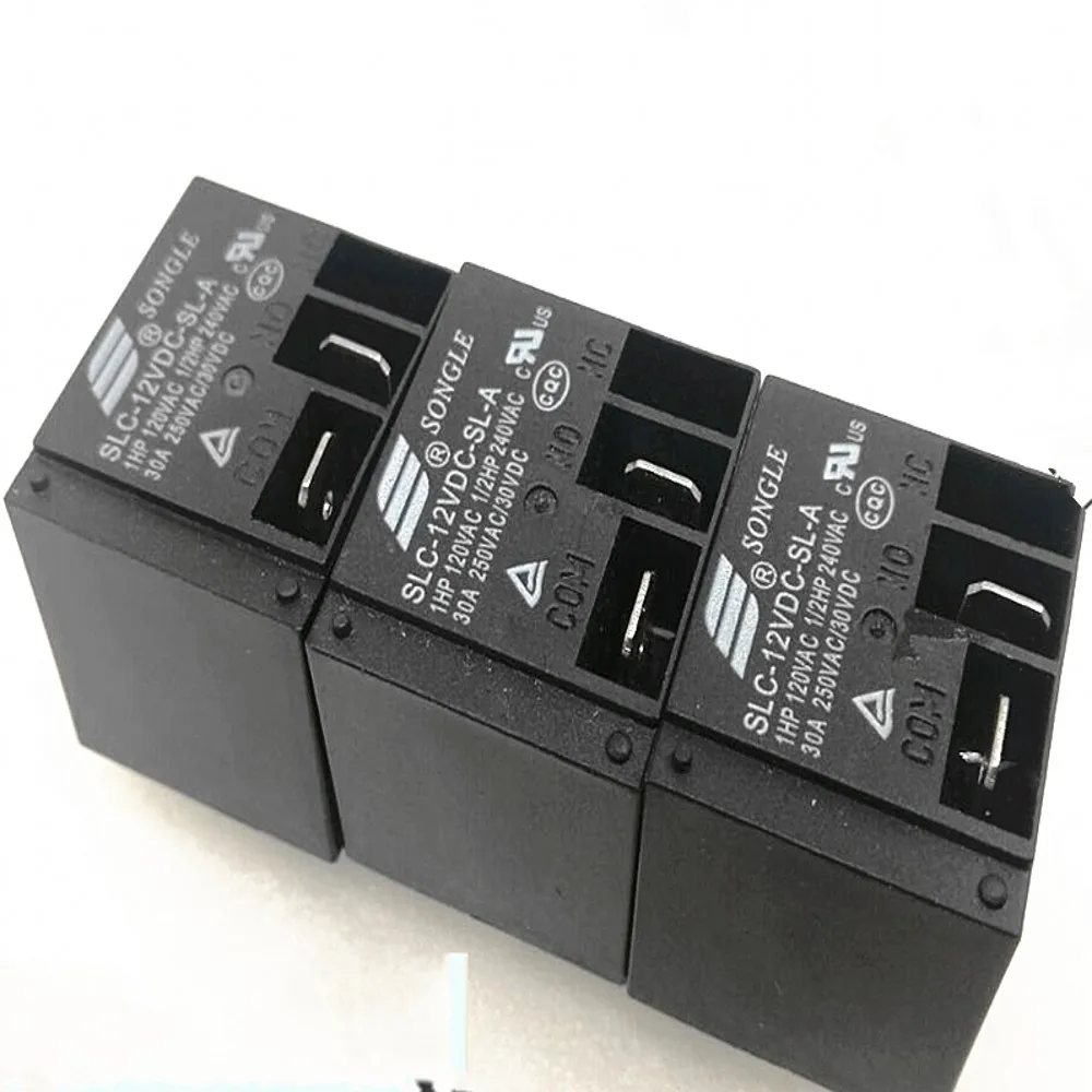 10 шт./лот Мощность реле SLC-05VDC-SL-A SLC-12VDC-SL-A SLC-24VDC-SL-A 30A T91 HF2100 4PIN группа нормально разомкнутый