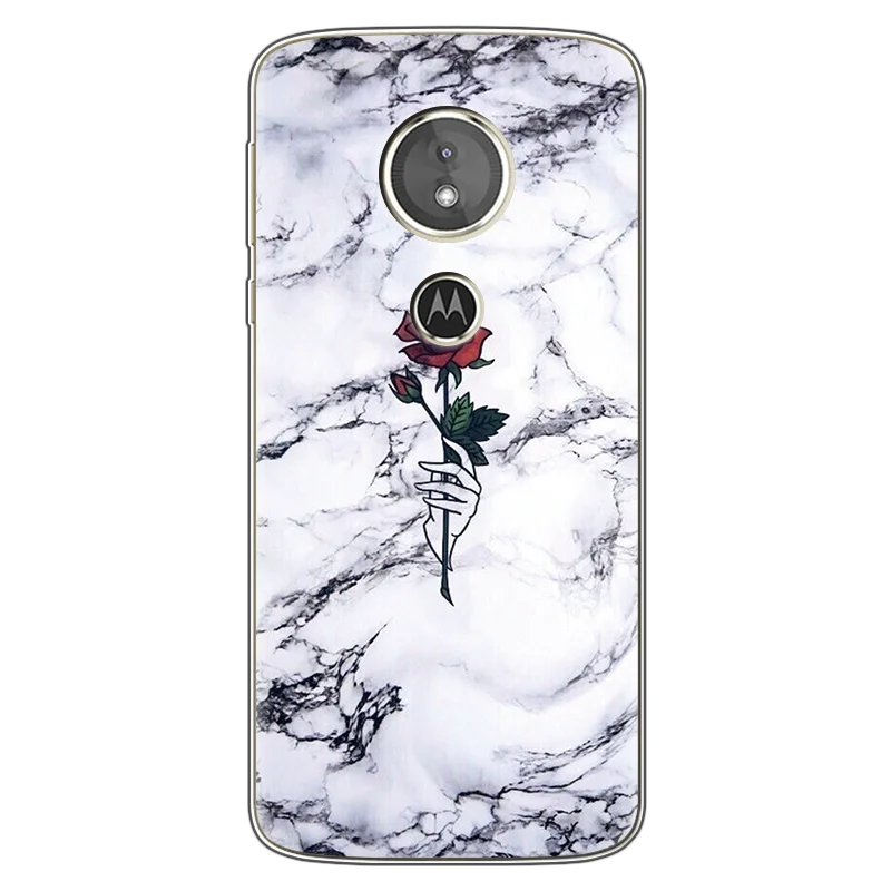 dls1rose Роскошный Мраморный чехол для Motorola Moto G7 Play power C M E4 EU G3 G4 G5 G5S G6 Plus One M X4 X style Z Z2 Z3 Play E5 Play Go - Цвет: dls1rose