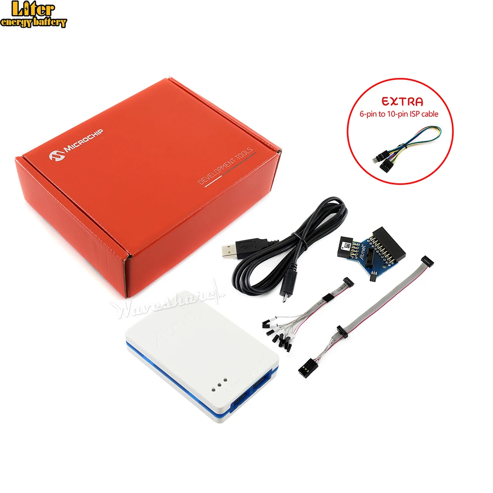Оригинальный программатор Atmel SAM и AVR ICE USB дебюггер эмулятор Поддержка JTAG SWD PDI TPI