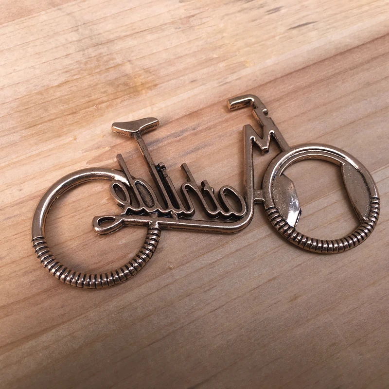 New Arrival Cute Fashionable Bike Bicycle Metal Beer Bottle Opener Creative Gift Wedding Anniversary Party Keychain | Дом и сад