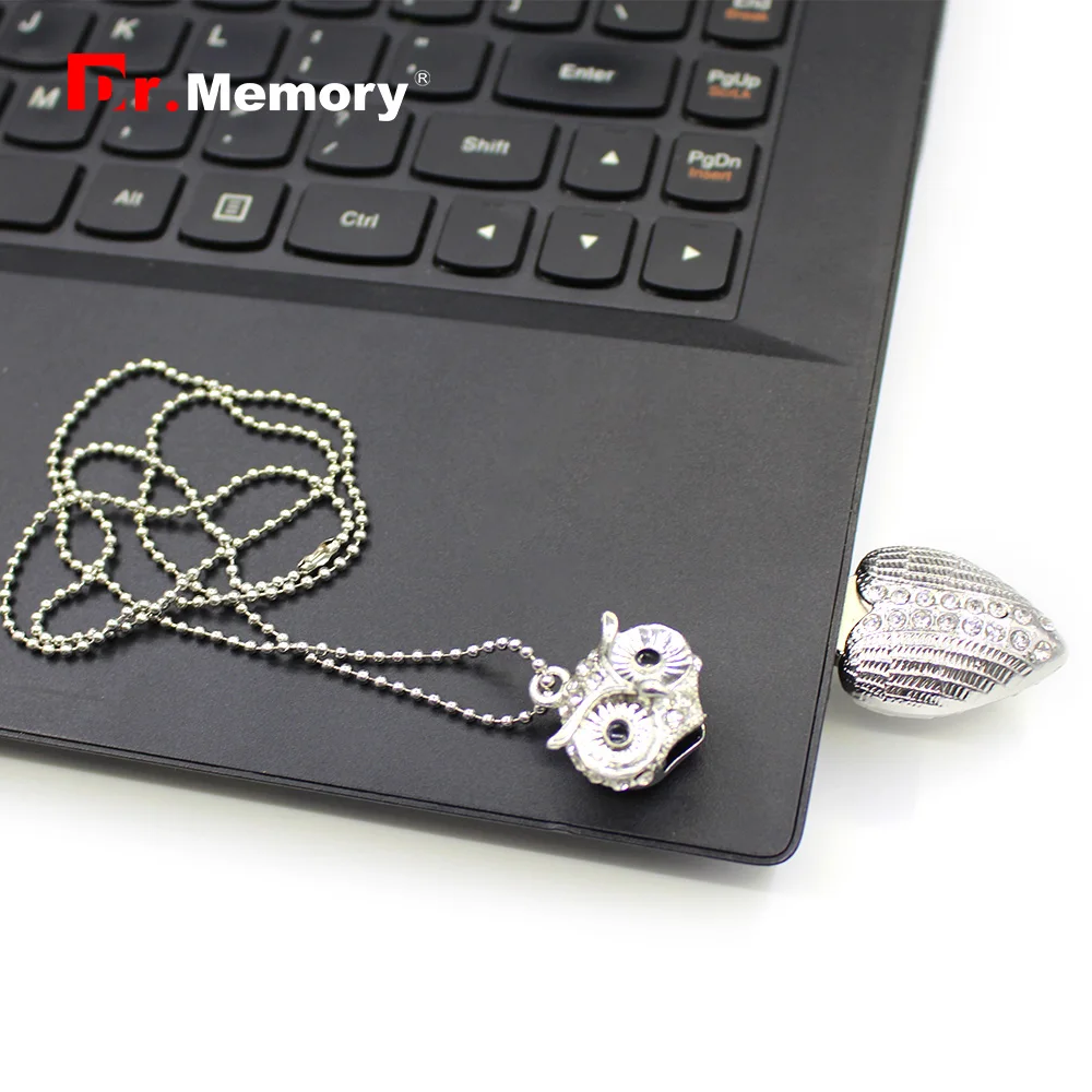 Классные USB флэш накопители с кристаллами Сова мультфильмы персонализированные