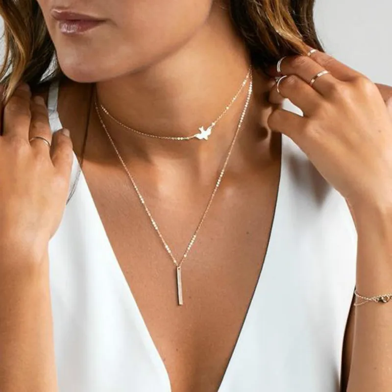 Женское Ожерелье чокер с подвеской в виде птиц|choker necklace|necklaces for womenchocker necklace |