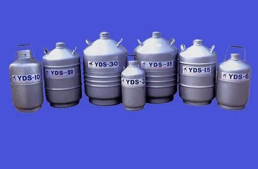YDS-35 банок для жидкого азота, резервуар для хранения жидкого азота, контейнер для азота, криогенный резервуар, Дьюар с ремешком