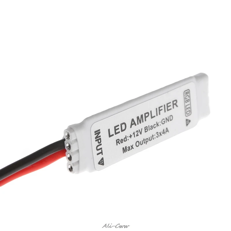 Мини усилитель сигнала ретранслятор для 5050 3528 SMD RGB светильник ная лента 12 В