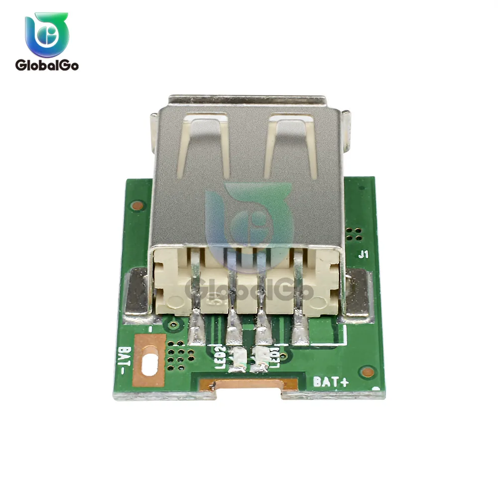 Повышающий Модуль питания USB преобразователь с защитой от зарядки литиевая