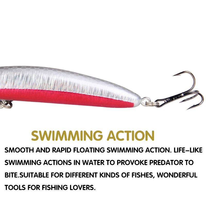 SEAPESCA 9 5 см 9.g Minnow Рыболовная Приманка Crankbait Peche Bass Trolling iscas artificiais жесткая приманка