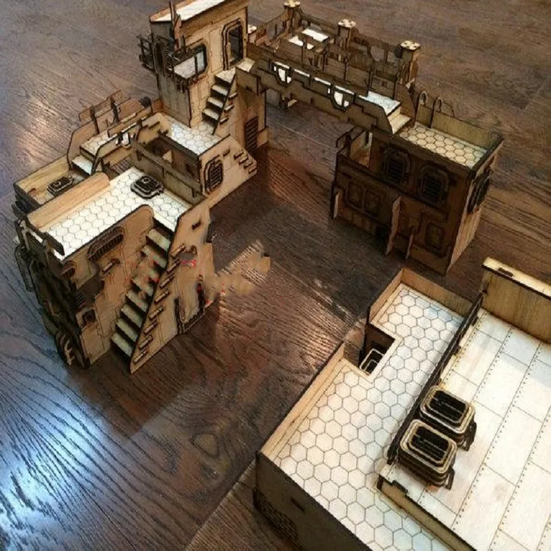 Доска деревянная липа контейнер для Gloomhaven военных игр молоток TRPG Настольный РГП деревянная панель лазерная резка